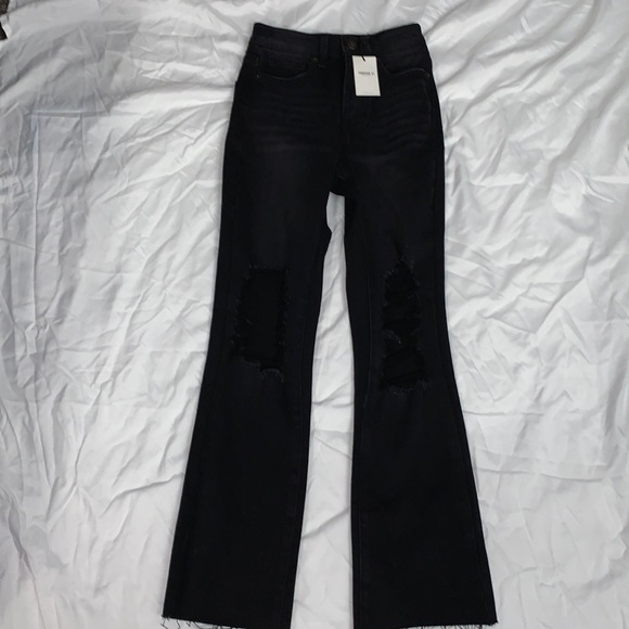 Black Flair Jeans - Picture 1 of 3